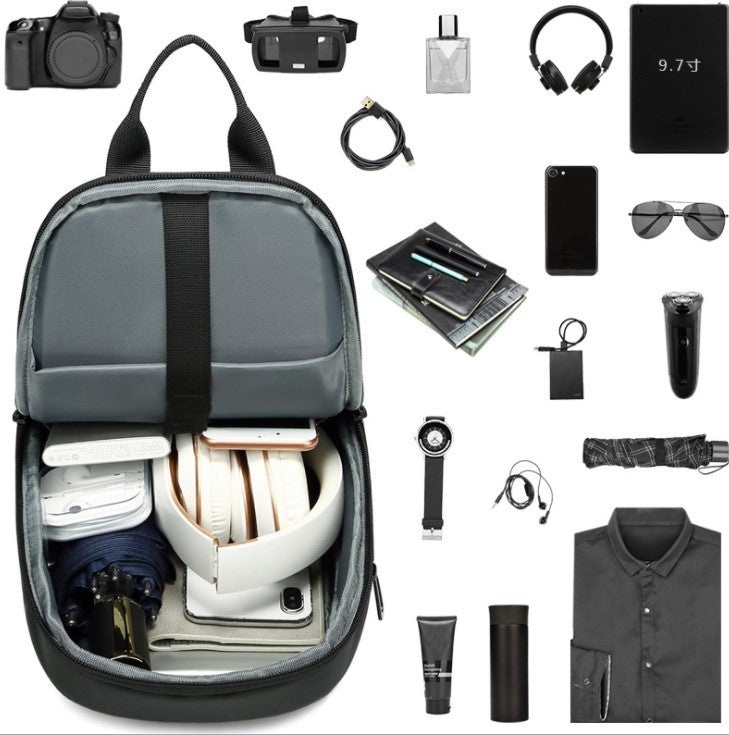outdoor travel shoulder chest bag, view 3 - MRSLM