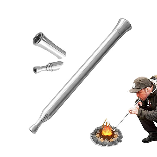 telescopic camping fire blow tube - MRSLM