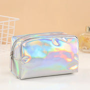 solid color laser makeup bag, view 5 - MRSLM