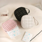 compact plaid cosmetic organizer - MRSLM