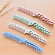 folding anti-static hair brush and comb, view 3 - MRSLM