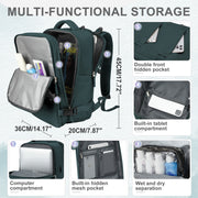 nylon travel backpack, view 19 - MRSLM