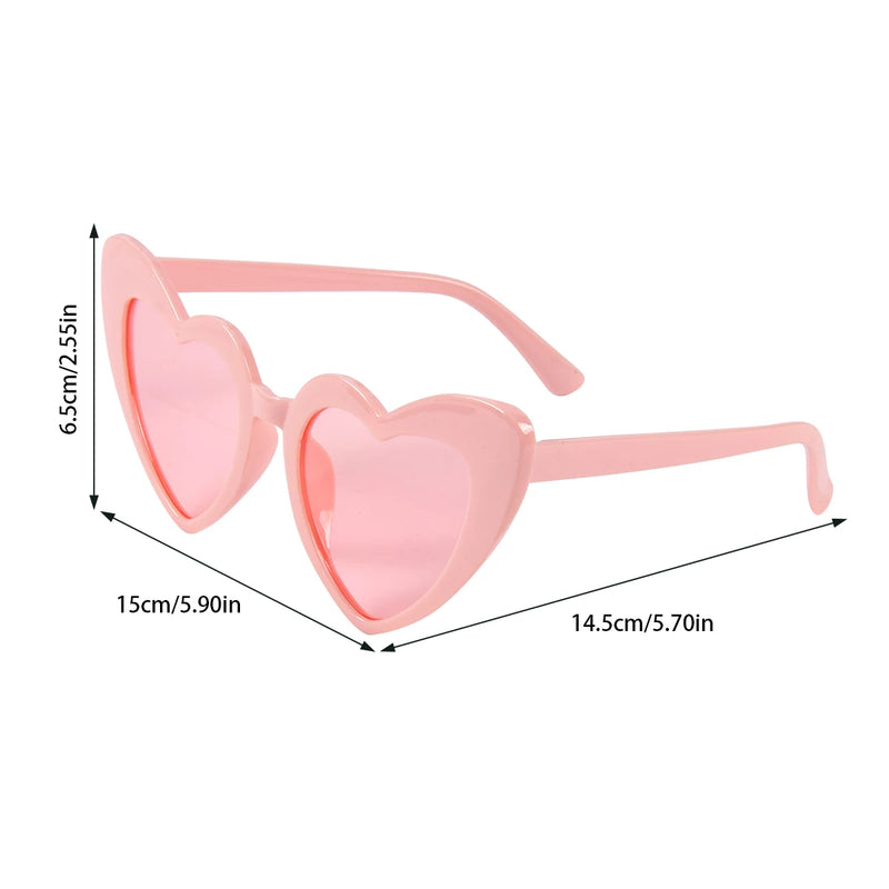 Heart-shaped cat eye sunglasses for women, view 12 - MRSLM