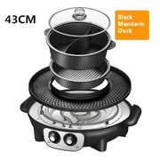 electric barbecue hot pot all-in-one pot, view 7 - MRSLM