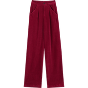 high waist corduroy pants, view 2 - MRSLM