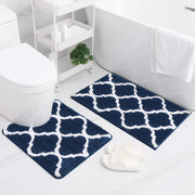 Ultra soft shaggy bath mat set, view 4 - MRSLM