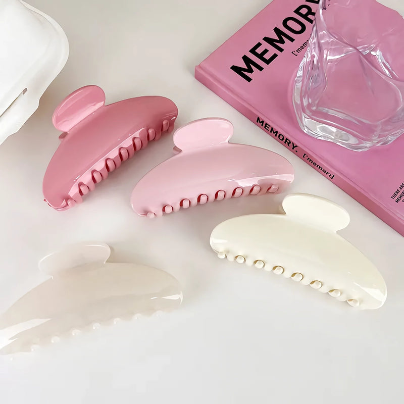 semicircle acrylic hair claw, view 6 - MRSLM