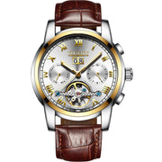 men's luminous hollow automatic mechanical watch, view 15 - MRSLM