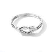stainless steel gold twist ring, view 7 - MRSLM
