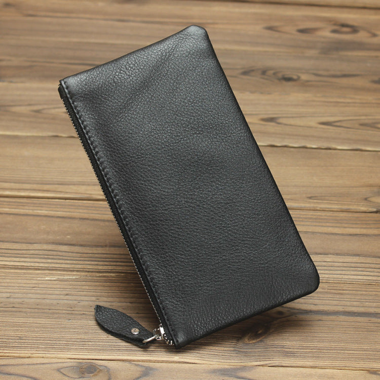 ultra-thin men's leather wallet, view 8 - MRSLM