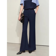 Women's chiffon shirt and wide-leg pants set, view 2 - MRSLM