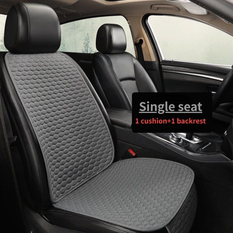 universal linen car seat cover, view 7 - MRSLM