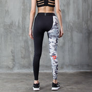 Camouflage colorblock yoga pants, view 2 - MRSLM