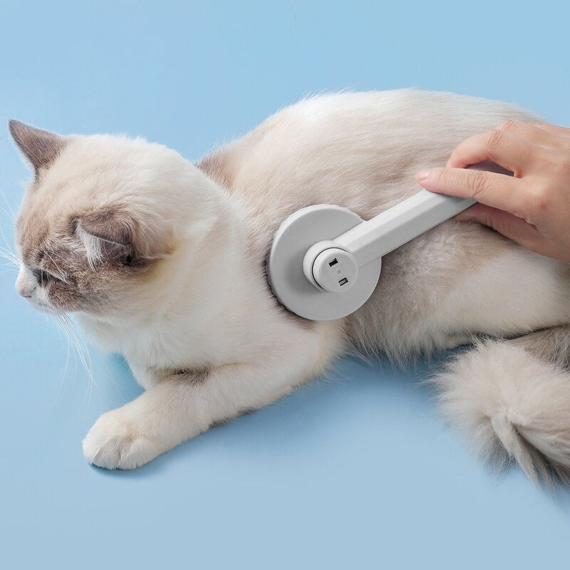 pet hair removal grooming brush, view 7 - MRSLM