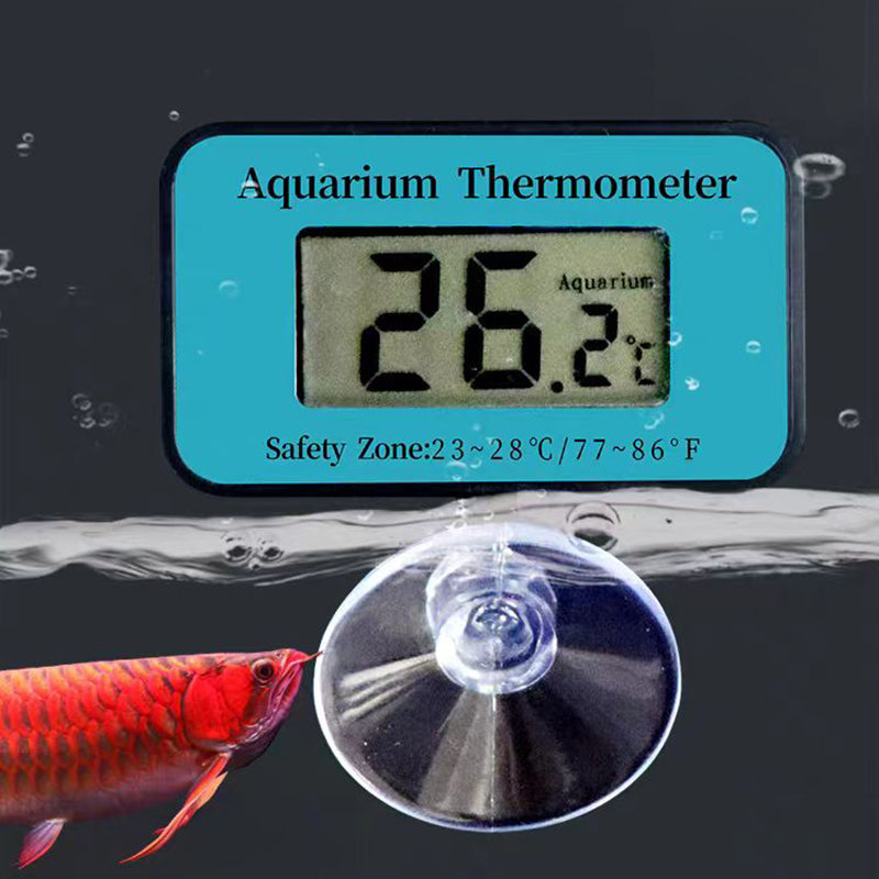 Aquarium digital LCD thermometer, view 2 - MRSLM