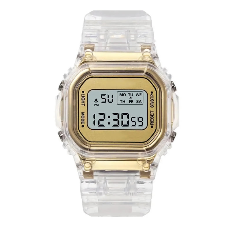Women's LED digital square watch, view 3 - MRSLM