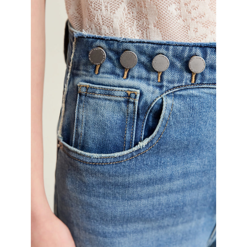women's retro straight denim pants, view 8 - MRSLM