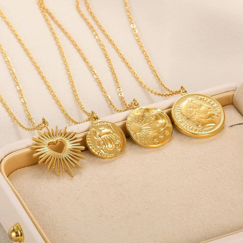 Stainless steel pendant necklaces, view 9 - MRSLM