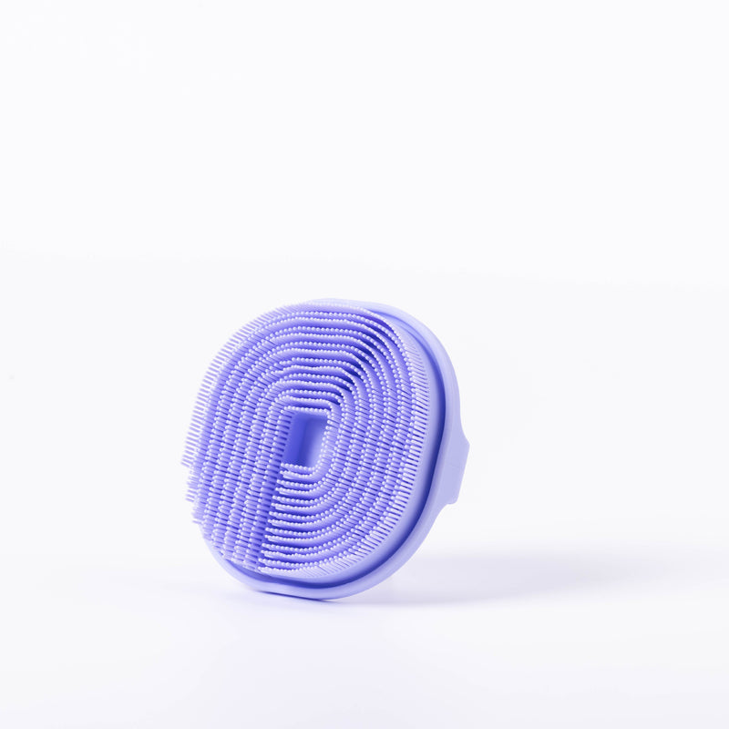 Soft silicone body scrubber and shampoo brush, view 6 - MRSLM