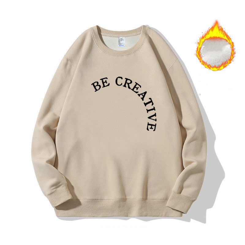 loose thick round neck sweatshirt, view 5 - MRSLM