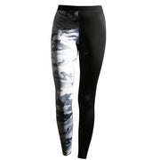 Camouflage colorblock yoga pants, view 3 - MRSLM