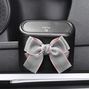bowknot car hanging trash bin, view 7 - MRSLM