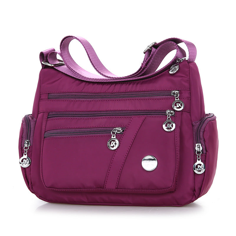 women's multi-pocket nylon crossbody bag - MRSLM