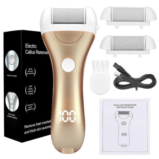 USB rechargeable electric pedicure foot file, view 4 - MRSLM
