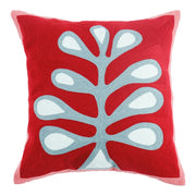 floral embroidery cushion cover, view 6 - MRSLM