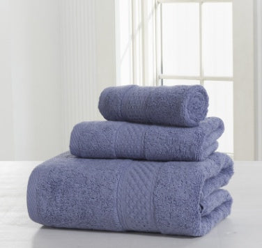 Soft double-sided cotton bath towel set, view 8 - MRSLM