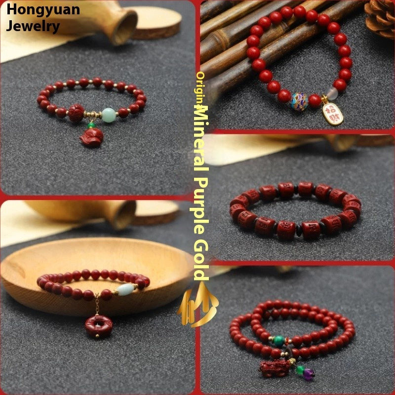 Cinnabar fox bracelet, view 3 - MRSLM