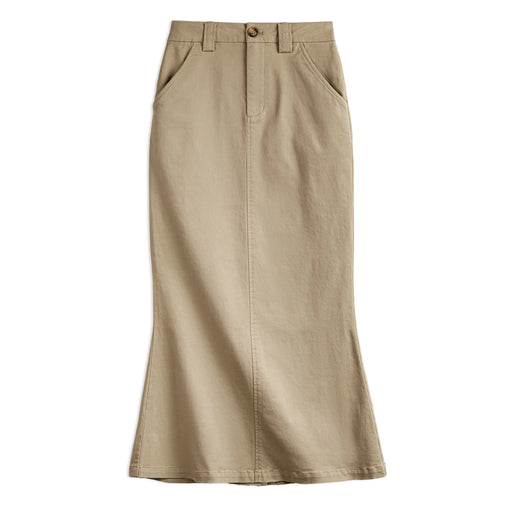 high waist slim fishtail skirt, view 3 - MRSLM