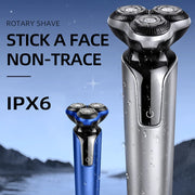 triple blade electric shaver, view 4 - MRSLM
