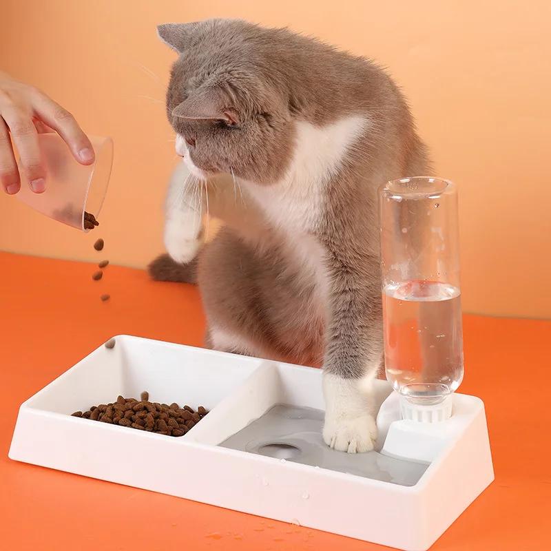 pet double bowl with water dispenser - MRSLM