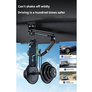 Rearview mirror car phone mount, view 5 - MRSLM