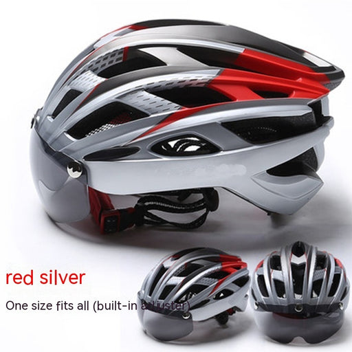 bicycle helmet with integrated goggles - MRSLM