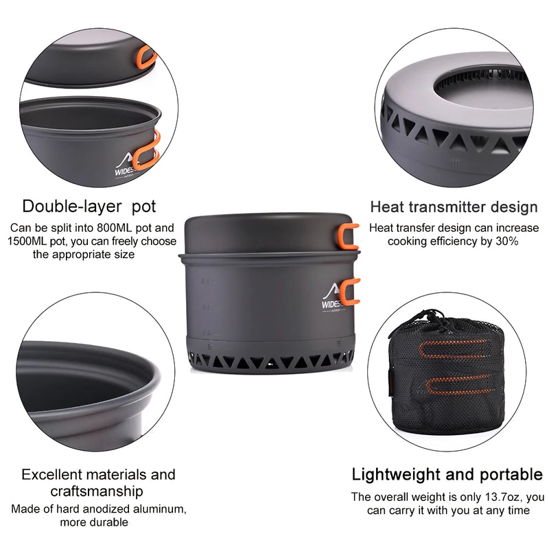 portable outdoor cooking set, view 7 - MRSLM