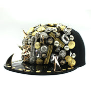leopard head rivet cap, view 8 - MRSLM