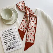 silk scarf hair band, view 20 - MRSLM