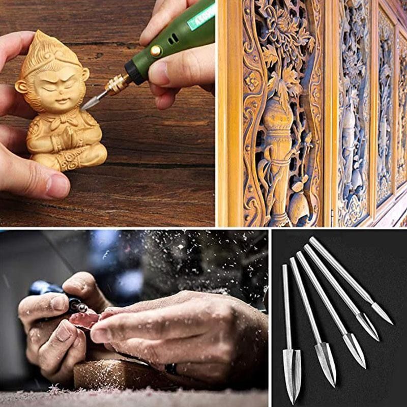 Wood carving drill bit set, view 5 - MRSLM