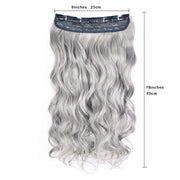 synthetic hair clip-in extension, view 18 - MRSLM