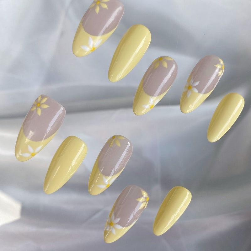 handmade almond nail tips, view 2 - MRSLM