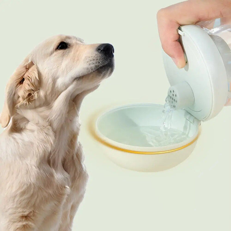 portable pet water bottle with bowl, view 7 - MRSLM