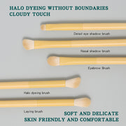 9-piece makeup brush set, view 6 - MRSLM