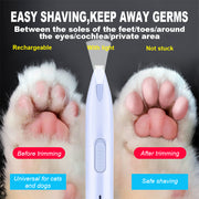 electric pet hair trimmer, view 4 - MRSLM