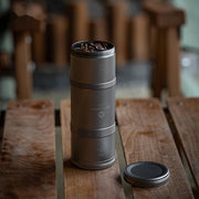 aluminum coffee canister, view 2 - MRSLM