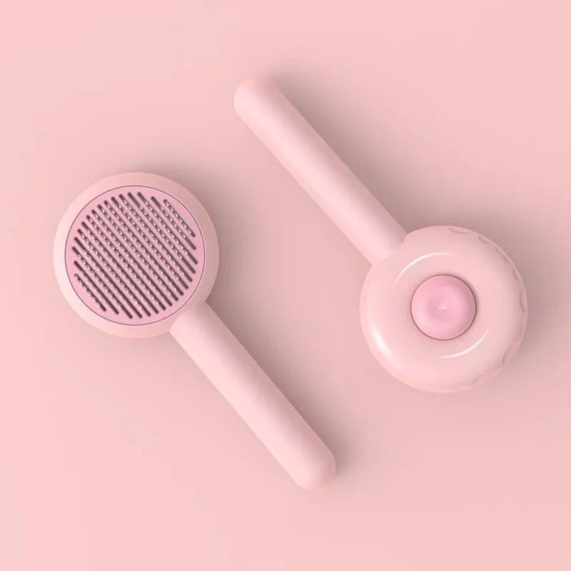 self-cleaning pet comb, view 2 - MRSLM
