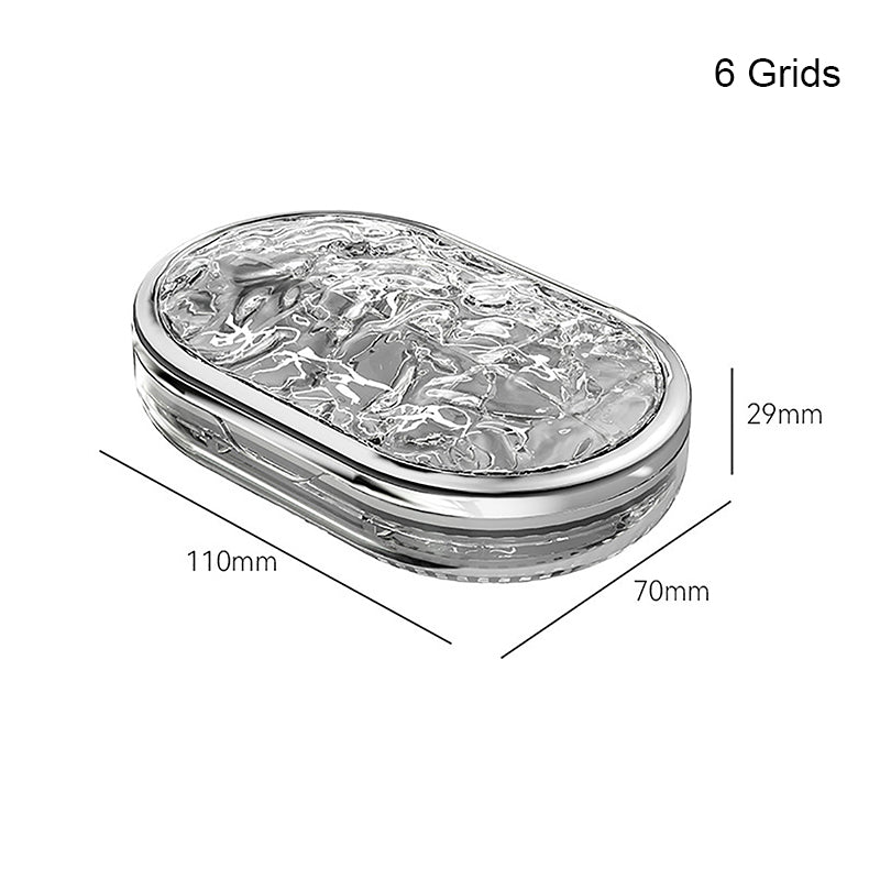 travel mini portable pill box, view 4 - MRSLM