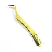 stainless steel eyelash tweezers, view 5 - MRSLM