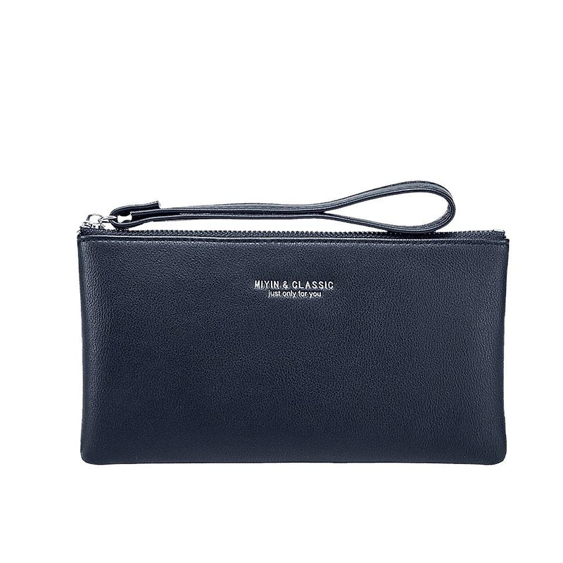 long pu leather zipper wallet, view 2 - MRSLM
